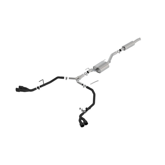 Borla 140815CB S-Type Cat-Back Exhaust for Jeep Gladiator JT 3.6L V6 (2020-2023)