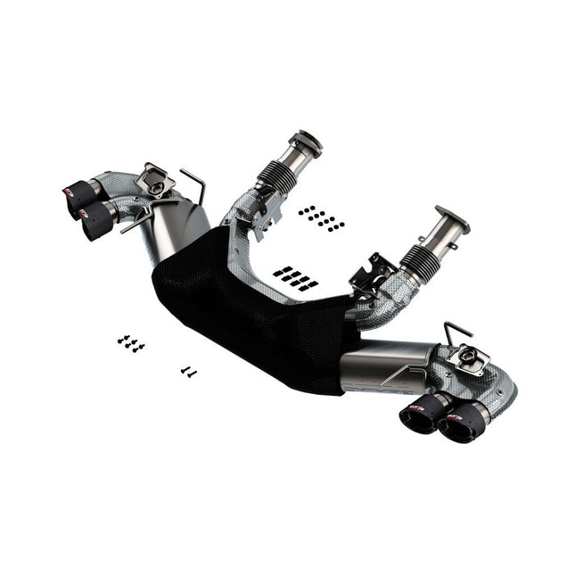 Borla S-Type Cat-Back Exhaust with Carbon Fiber Tips for Chevrolet Corvette C8 Stingray 6.2L V8 2020 to 2024 (140838CF)