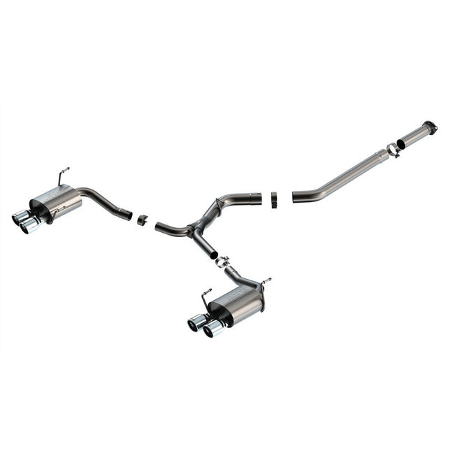 Borla 140907 S-Type Cat-Back Exhaust for Subaru WRX 2.4L Turbo (2022-2025)