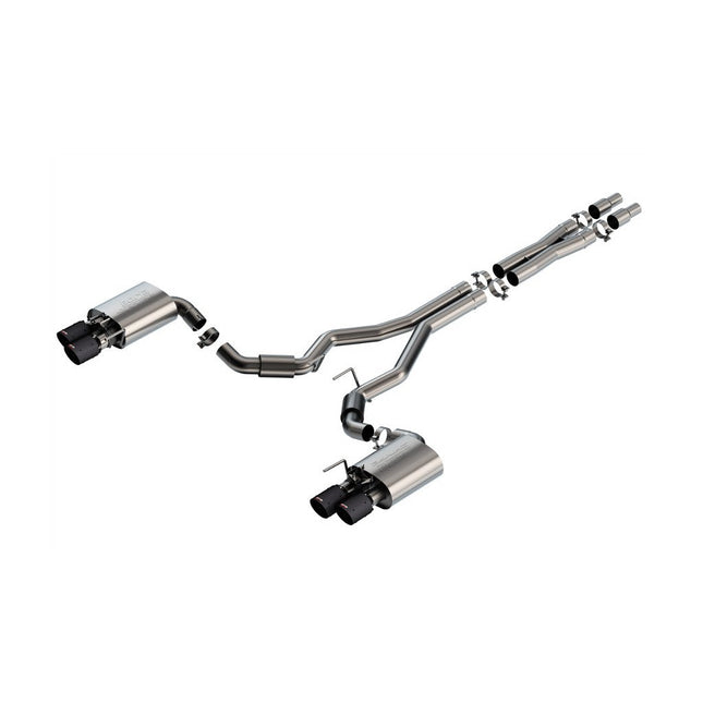 Borla 140962CFBA S-Type Cat-Back Exhaust for Ford Mustang GT 5.0L V8 (2024+)