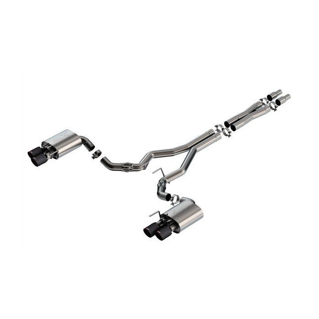 Borla 140963CFBA ATAK Cat-Back Exhaust for Ford Mustang GT 5.0L V8 (2024+)