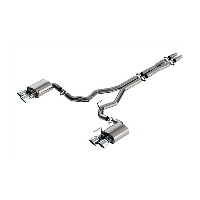 Borla 140965 Cat-Back ATAK Active Exhaust for Ford Mustang Dark Horse S650 5.0L V8 (2024+)