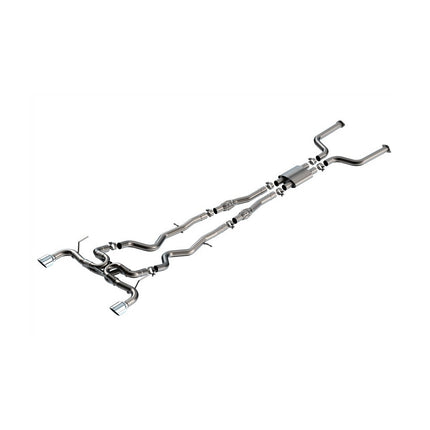 Borla 140978 ATAK Cat-Back Exhaust with Bright Chrome Tips for Infiniti Q50 3.0L V6 (2016-2024)
