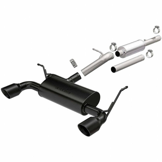 MagnaFlow 19327 Street Series Black Cat-Back Exhaust for Jeep Wrangler JK 3.6L (2012-2017)