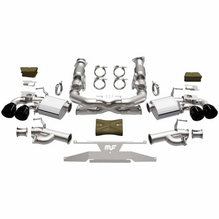 MagnaFlow xMOD Series Black Chrome Cat-Back Exhaust for Chevrolet Corvette C8 2020 to 2024 (19545)