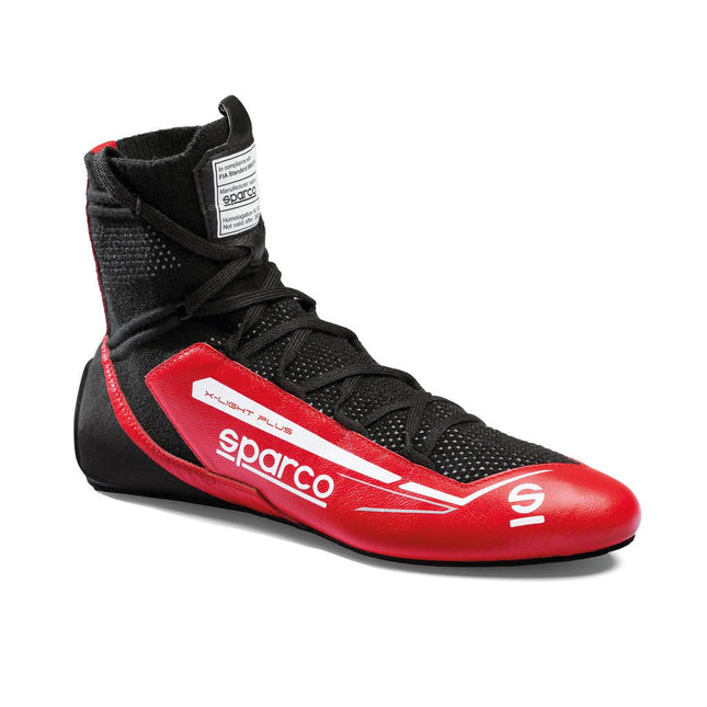 Sparco X-Light Plus Racing Shoes - Red/Black