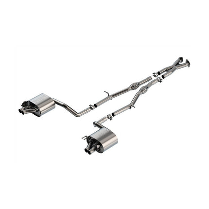 Borla S-Type Cat-Back Exhaust (No Tips) for Genesis G70 3.3L - 141011