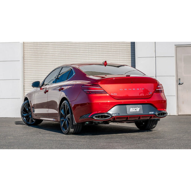 Borla S-Type Cat-Back Exhaust (No Tips) for Genesis G70 3.3L - 141011