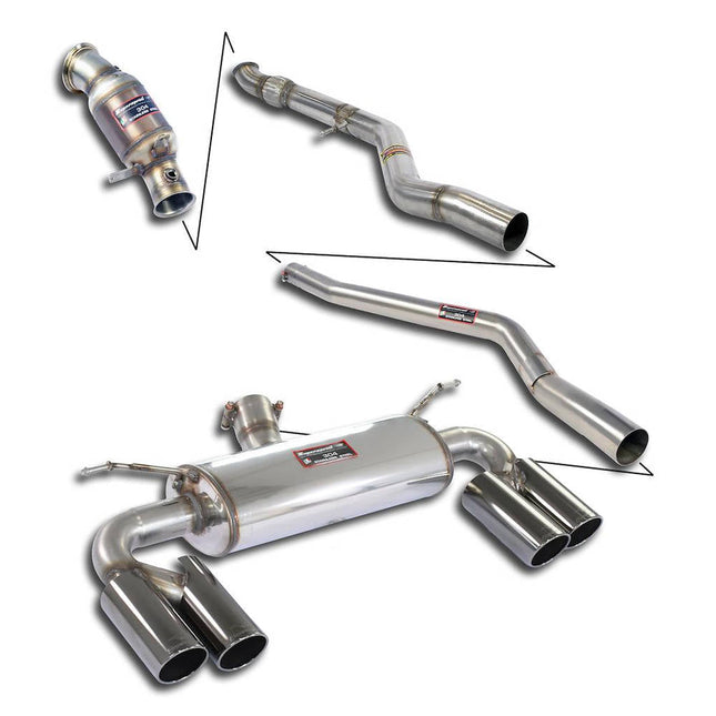 Supersprint Cat-Back Exhaust System for BMW M2 F87 (523520)