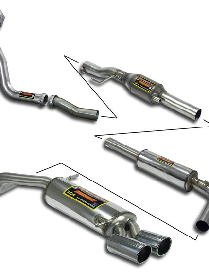 Supersprint 768930 Cat-Back Exhaust for VW Polo GTI 6C