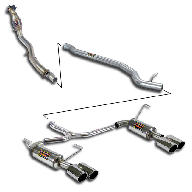 Supersprint 963110 Cat-Back Exhaust System for Subaru Impreza STI