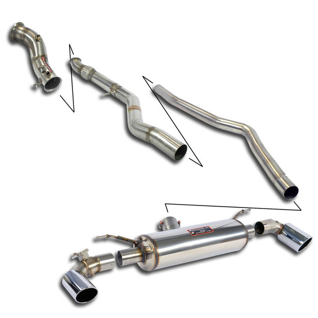 Supersprint 988520 Cat-Back Exhaust System for BMW 1 Series (F20/F21)