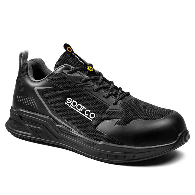 Sparco Turbo Clamp S1PS Mechanics Shoes - Black/Grey