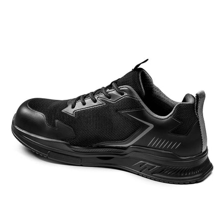 Sparco Turbo Clamp S1PS Mechanics Shoes - Black/Grey