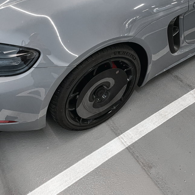 Gold Leaf Aero Discs EVO 718 Cayman GT4 detail