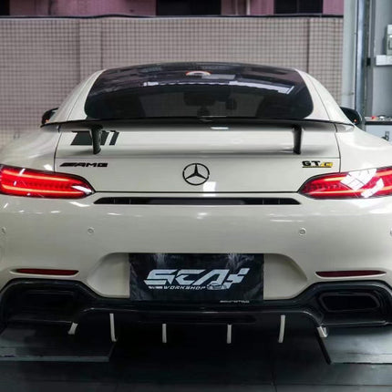 Zefer Performance V3 Carbon Fiber Rear Diffuser for Mercedes-AMG GT / GT S / GT C, image 2