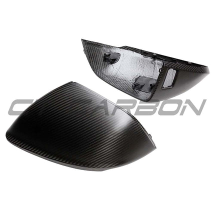 Carbon fibre mirror weave finish close up