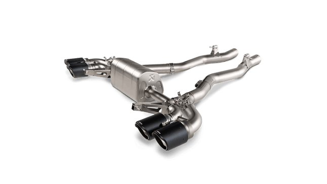 Akrapovic Slip-On Line Titanium Exhaust for BMW M8 and M8 Competition F91 F92 2021 to 2024 (S-BM/T/22H)