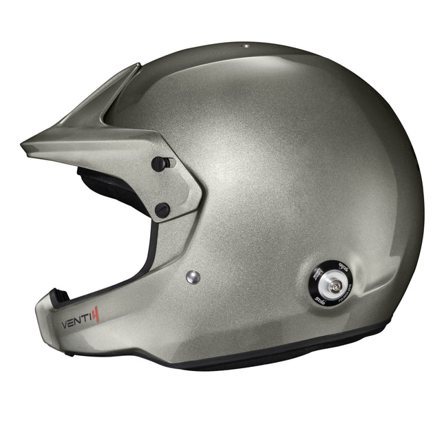 Stilo Venti4 WRC Composite Open Face Racing Helmet Titanium (FIA 8859-2024, Snell SA2025) (AA0224BG2X)