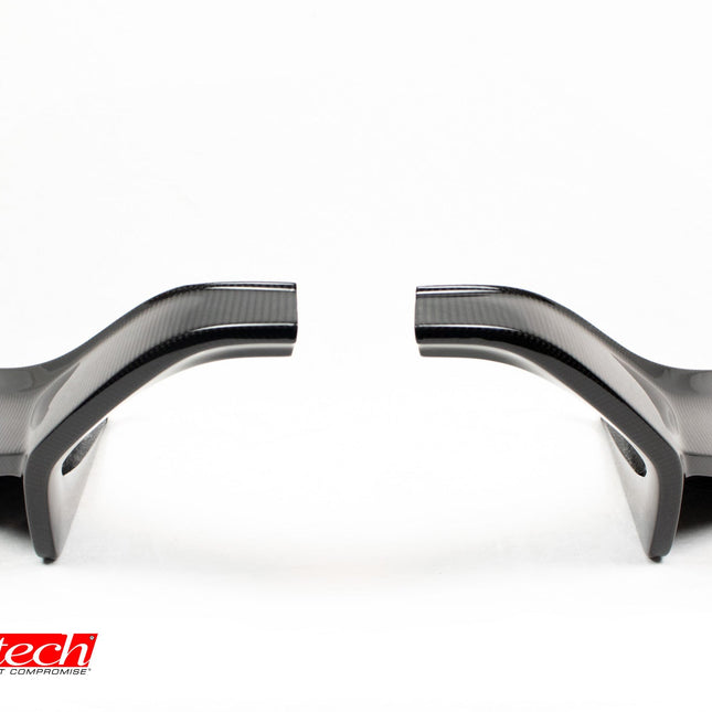 RENNtech Carbon Fiber Rear Diffuser Extensions for Mercedes-AMG GT R C190, image 1