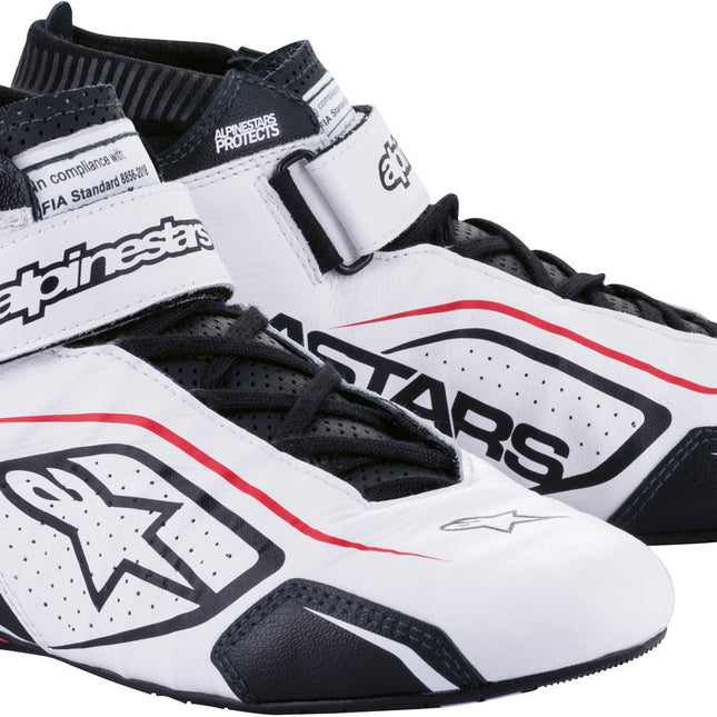 Alpinestars Tech 1T v3 White Black Red racing shoe