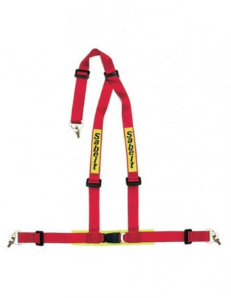 Sabelt Clubman Series 3-Point Racing Harness, Red