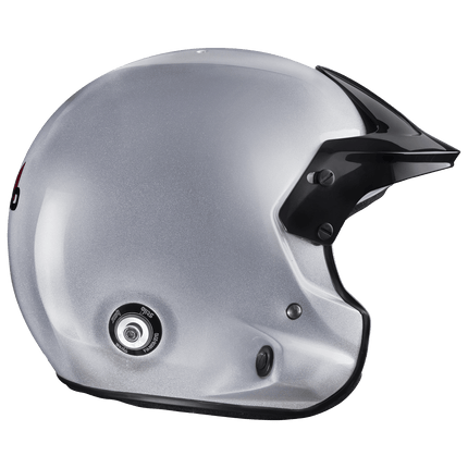 Stilo Venti Trophy Jet Composite Open Face Racing Helmet Silver (FIA 8859-2015, Snell SA2020) (AA0112AF2T)