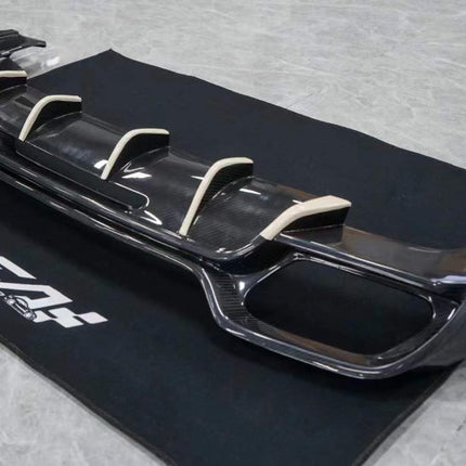 Zefer Performance V3 Carbon Fiber Rear Diffuser for Mercedes-AMG GT / GT S / GT C, image 3