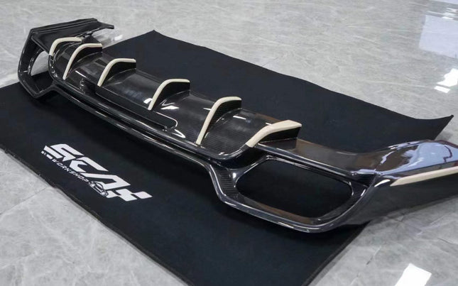 Zefer Performance V3 Carbon Fiber Rear Diffuser for Mercedes-AMG GT / GT S / GT C, image 3