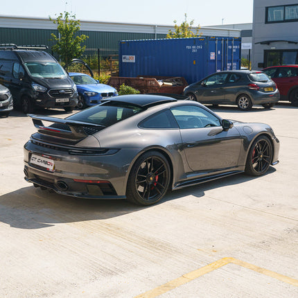 Porsche 992 Carrera side skirts front angle