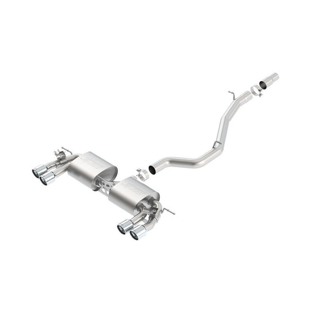 Borla 140643 S-Type Cat-Back Exhaust for VW Golf R MkVII 2.0 Turbo (2015-2017)