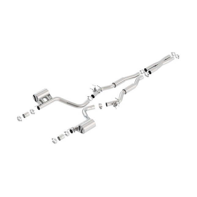 BORLA Cat-Back Exhaust S-Type for Dodge Challenger Hellcat 6.2L Supercharged 2015+ (140642)