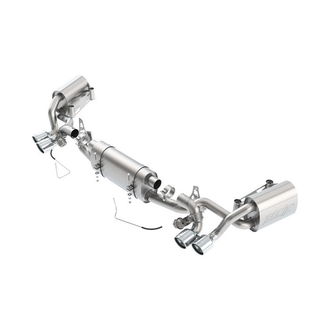 BORLA Cat-Back Exhaust ATAK for Porsche 991 Carrera 4S 3.8L 2013-2016 (140523)