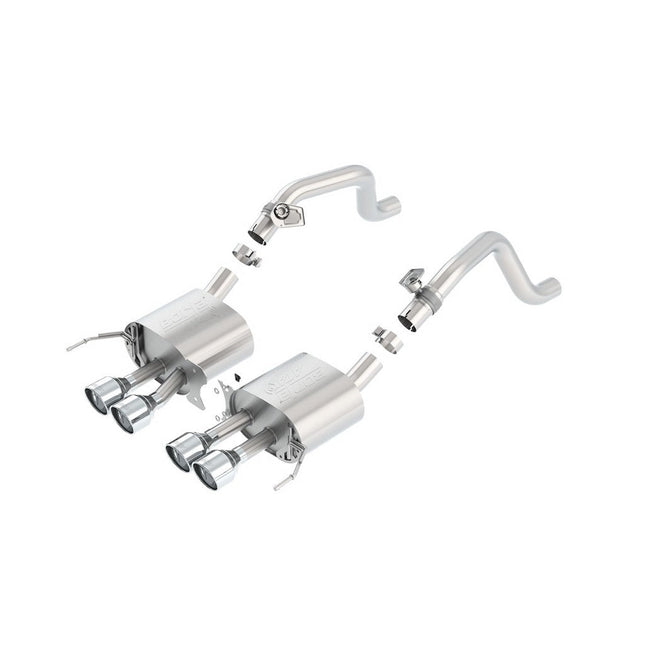BORLA Rear Section Exhaust ATAK for Chevrolet Corvette C7 6.2L V8 2014-2016 (11878)