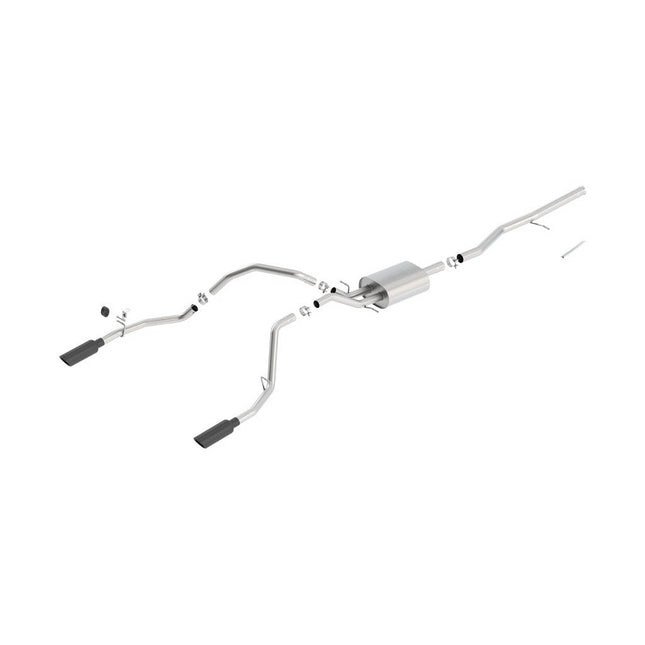 BORLA Touring Cat-Back Exhaust for Chevrolet Silverado / GMC Sierra 5.3L V8 2014-2016 (140538BC)
