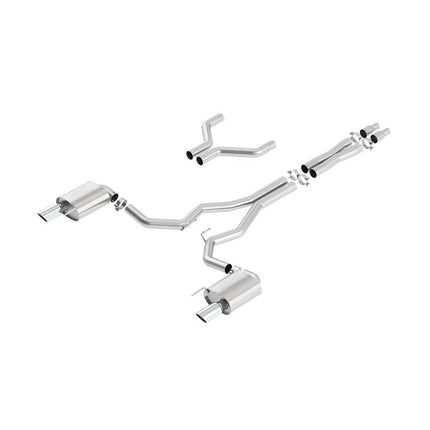 Borla 140630 ATAK Cat-Back Exhaust for Ford Mustang GT 5.0L V8 S550 (2015-2017)