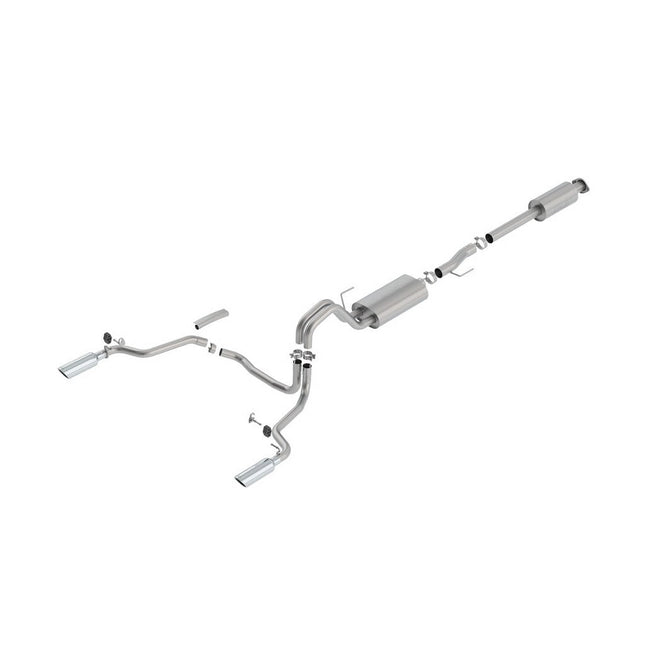 BORLA Touring Cat-Back Exhaust for Ford F-150 EcoBoost 2.7/3.5L & 5.0L 2015-2016 (140614)