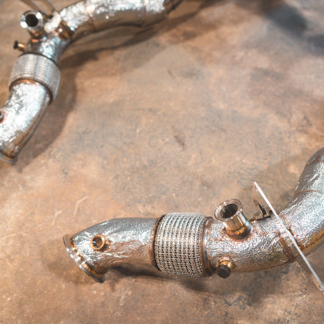 Valvetronic Designs Titanium Valved Sport Exhaust System for Ferrari F8 Tributo and F8 Spider (FER.F8.VSES.TI)