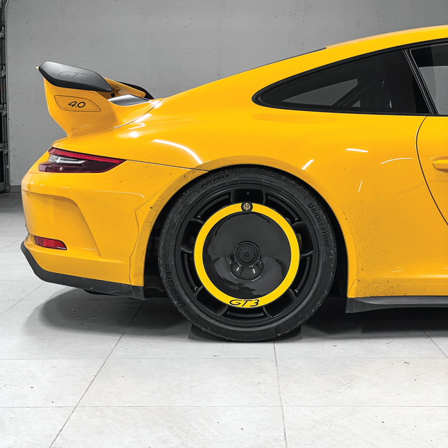 Gold Leaf Aero Discs EVO 911 GT3 991.2 angle