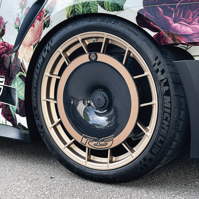 Gold Leaf Aero Discs EVO for Porsche 911 GT3 RS 992.1 aluminium wheels