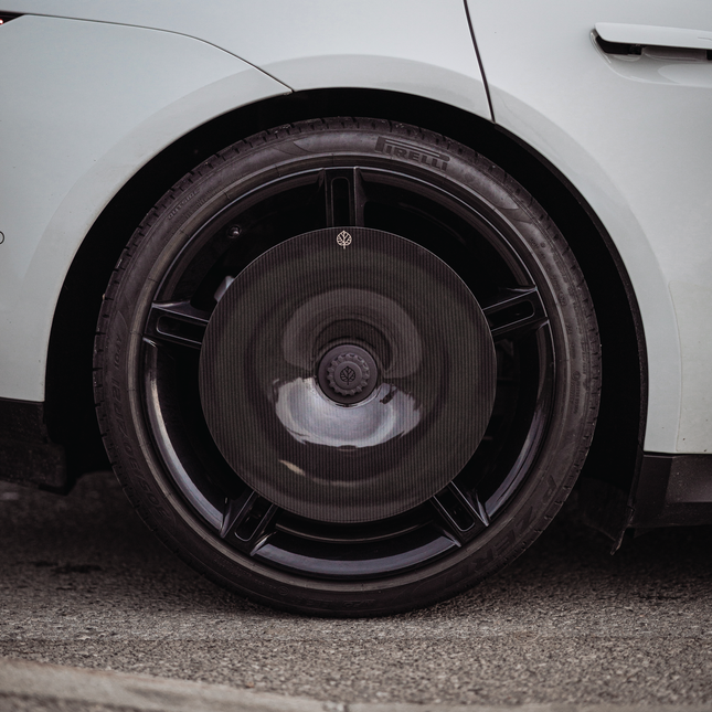 Gold Leaf Aero Discs EVO for Porsche Taycan aluminium wheels