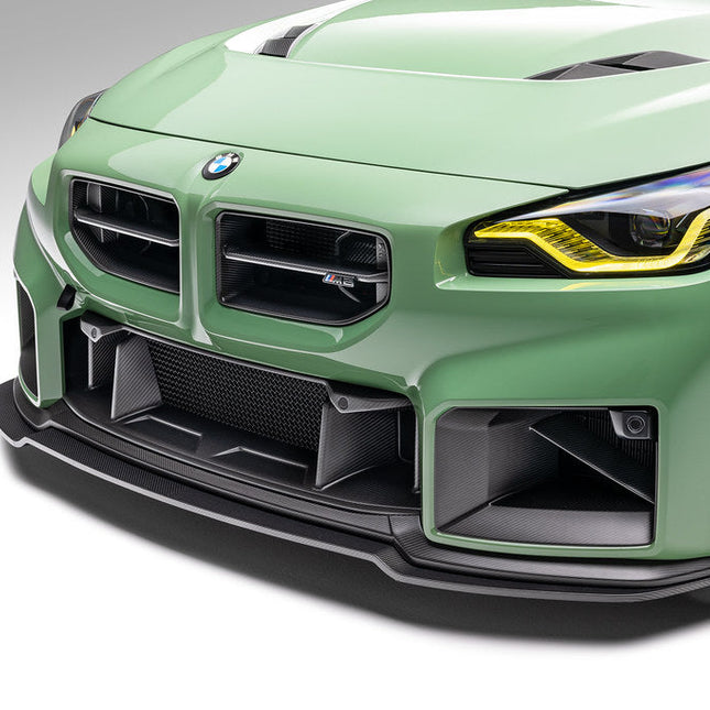 Alpha-N G87 M2 Carbon Adjustable Front Lip Class 3 installed