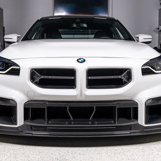 Alpha-N Carbon Front Grille V2 installed