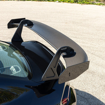 Alpha-N Corse Swan Neck Rear Wing installed