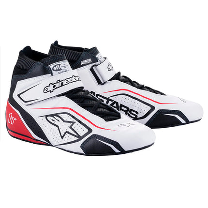 Alpinestars Tech-1 T V3 racing shoes white red black