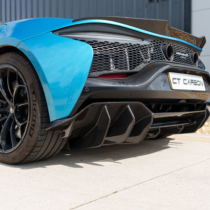 McLaren Artura Carbon Fibre Diffuser detail