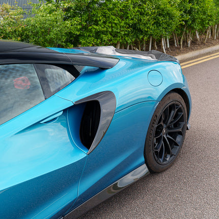 McLaren Artura carbon fibre spoiler CT Design rear angle