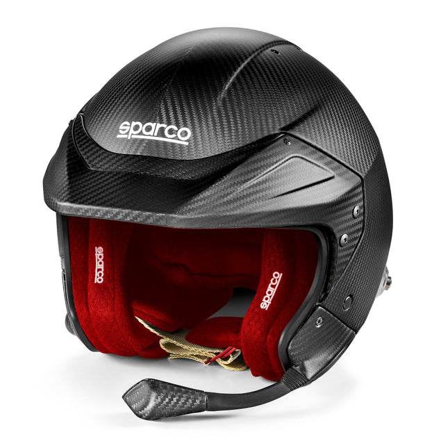 Sparco Flux RJ-i Carbon Racing Helmet (Open Face, FIA 8859-2024)