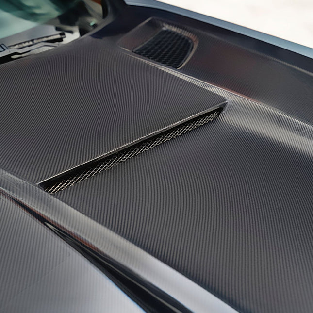 CMST Black Series Style Carbon Fiber Hood for Mercedes-AMG GT C190, image 6