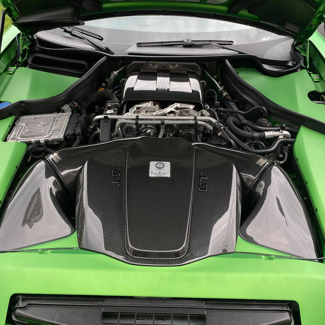 CMST Carbon Fiber Engine Cover (Full Set) for Mercedes-AMG GT / GT S / GT C / GT R 2015+, image 6